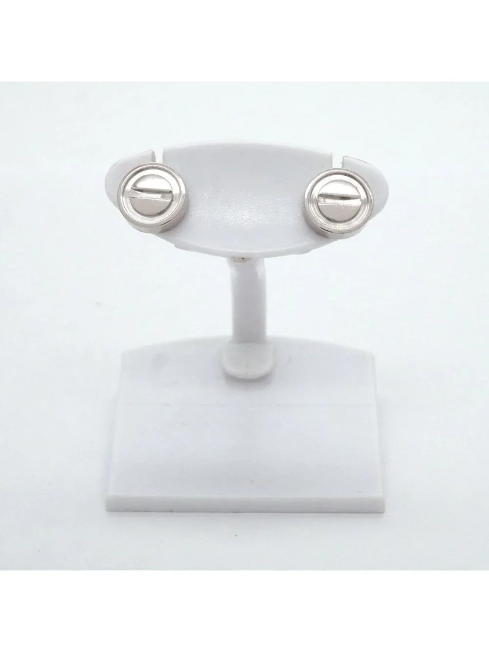 Cartier Earrings Love 18k White Gold